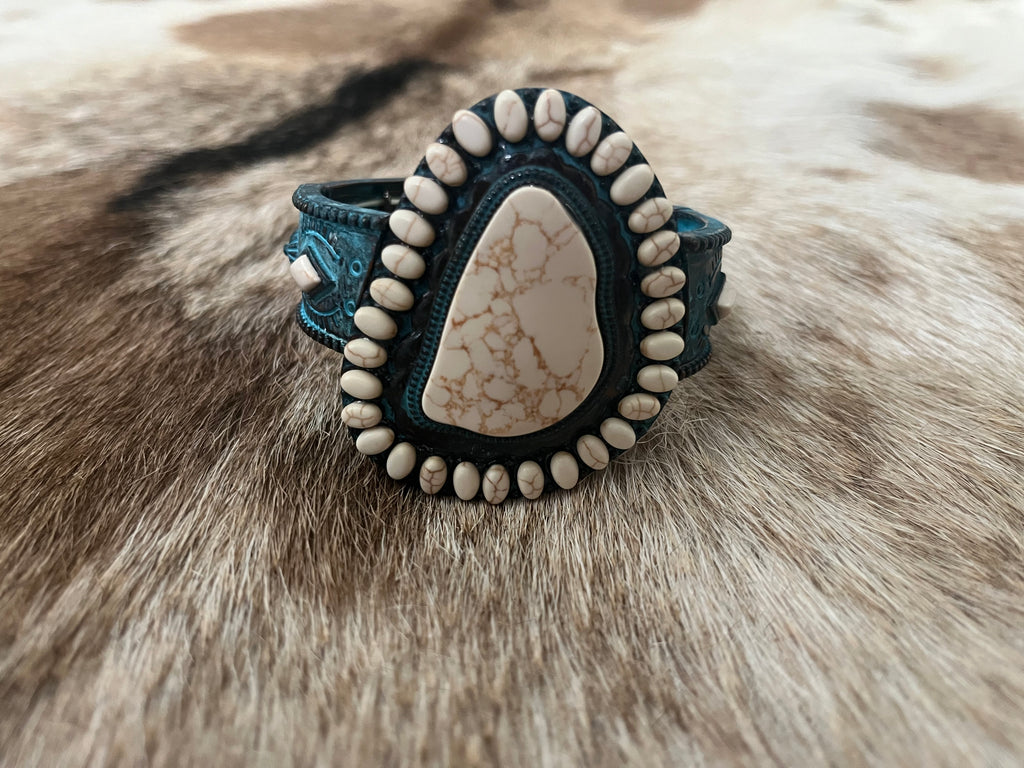 White Stone Bracelet