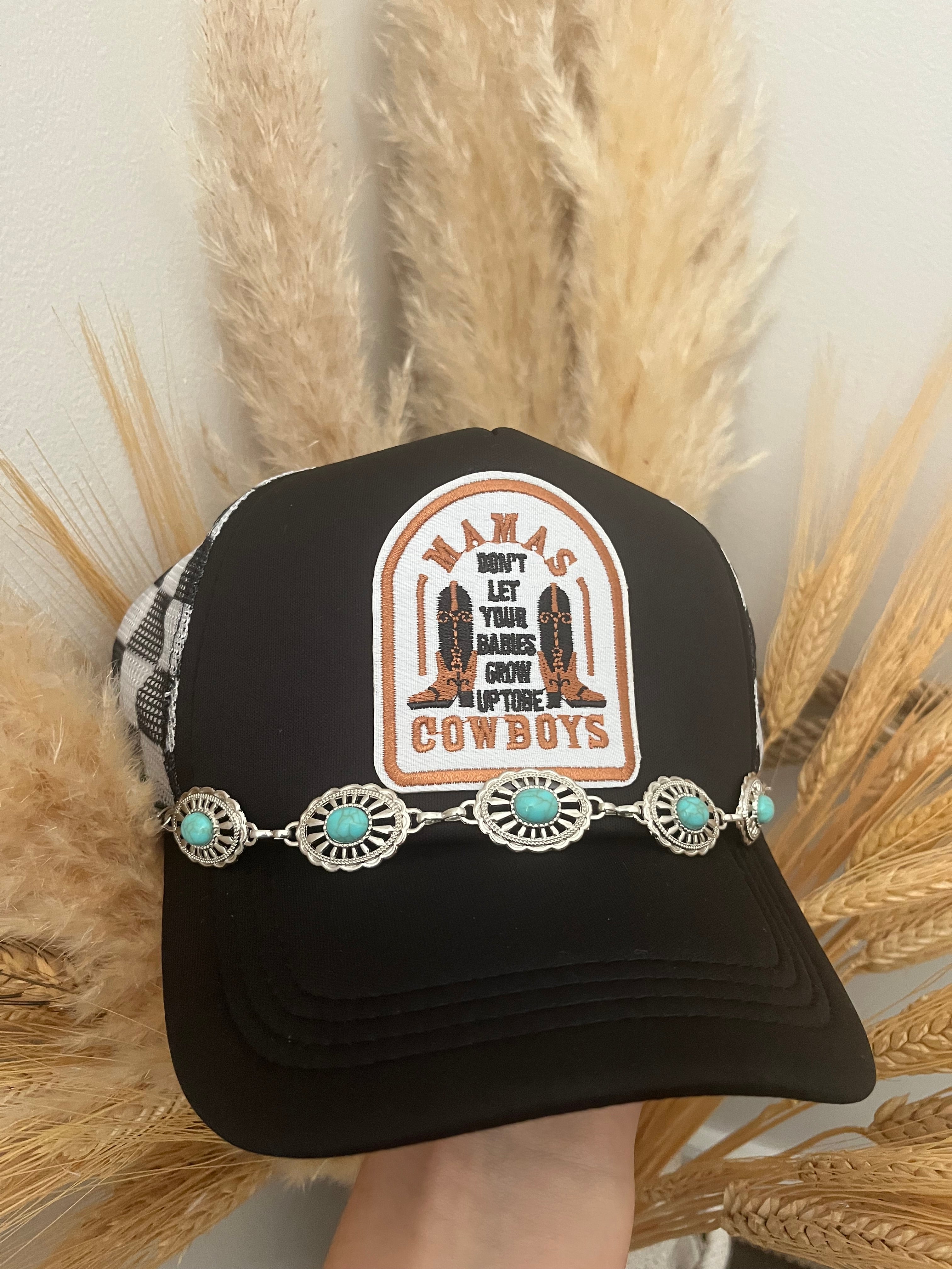 “Don’t Let Your Babies Grow Up…” Concho Trucker Hat