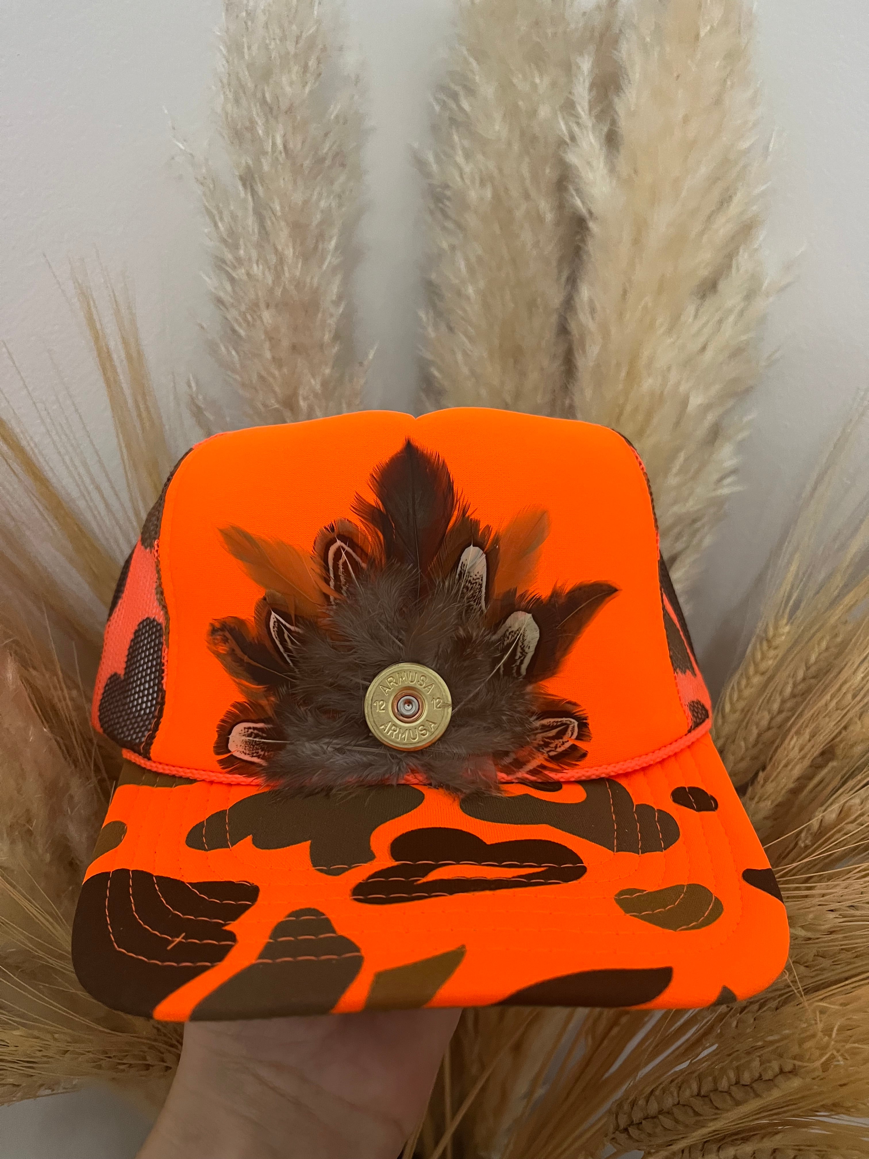 “Campfire #3” Camouflage Trucker
