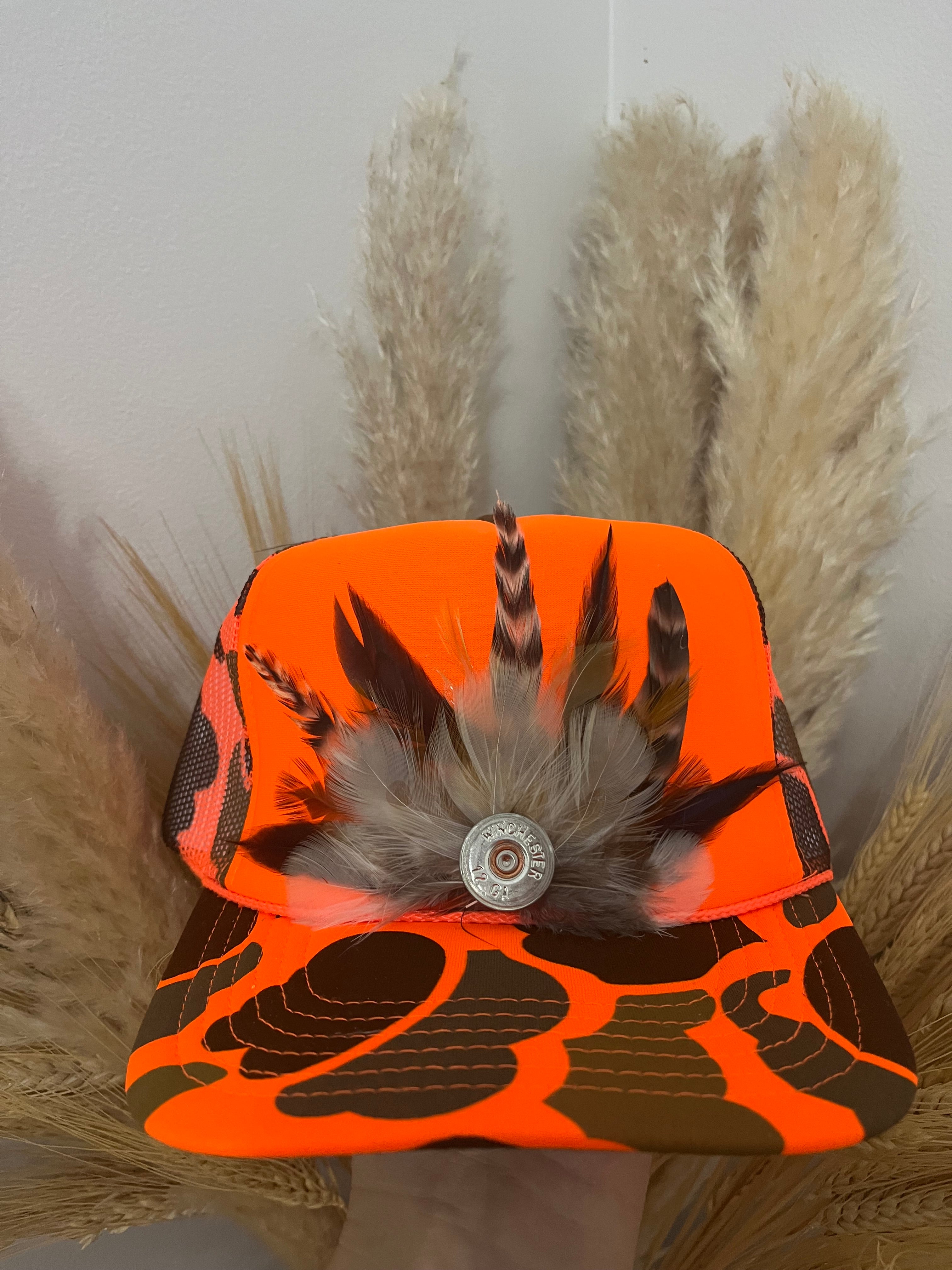 “Campfire #2” Camouflage Trucker
