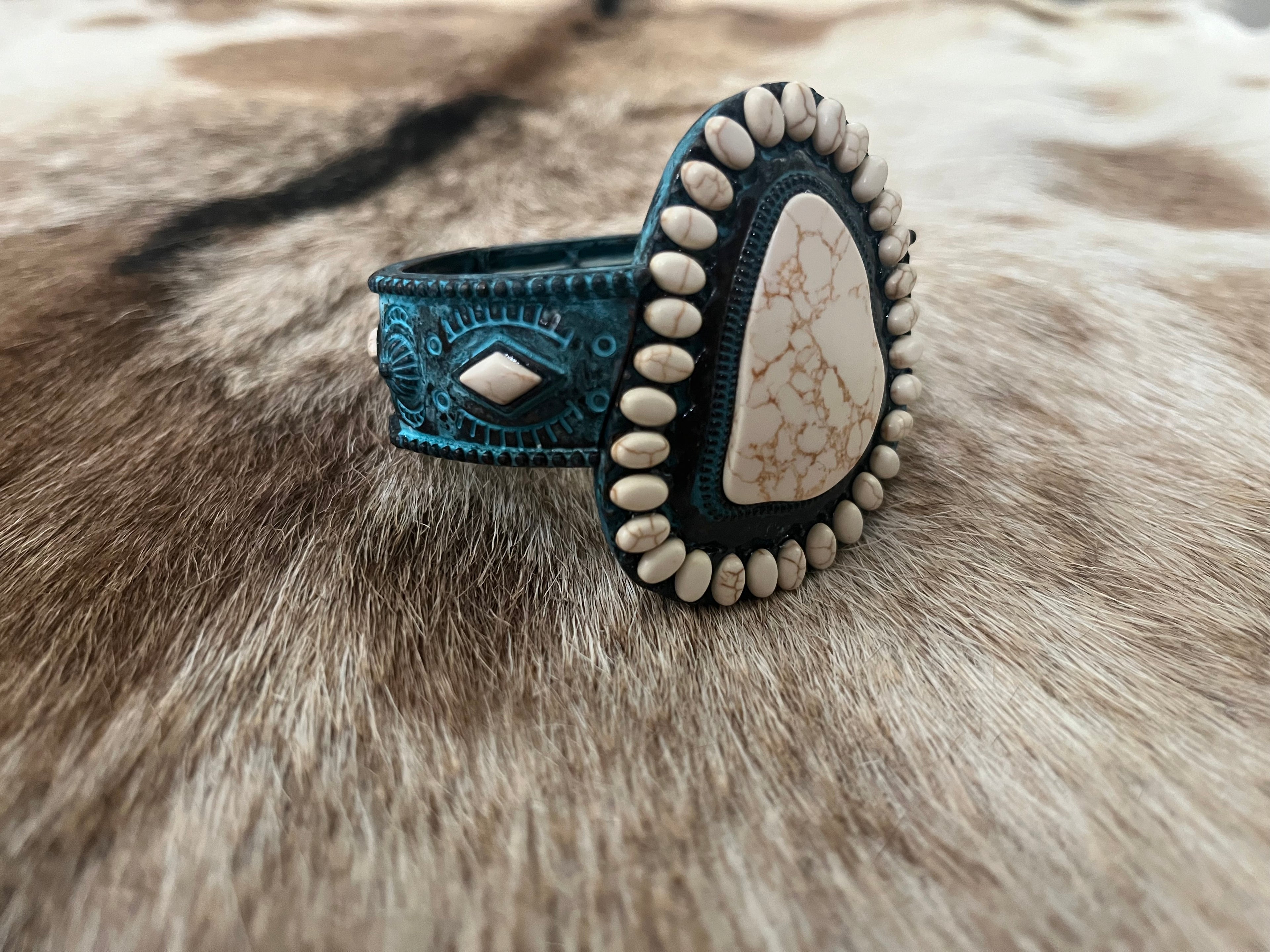 White Stone Bracelet
