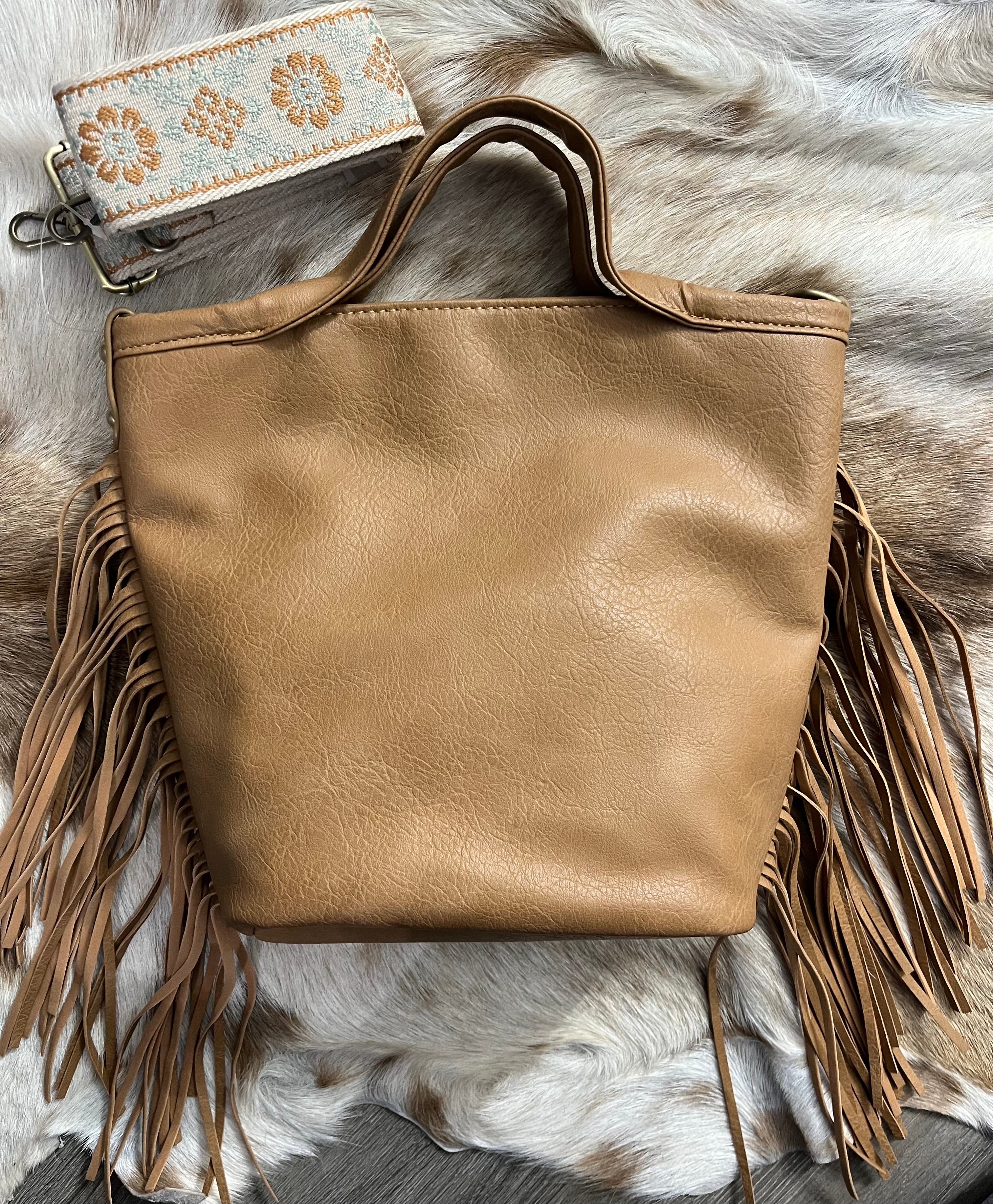 “Plain Jane” Fringe Purse