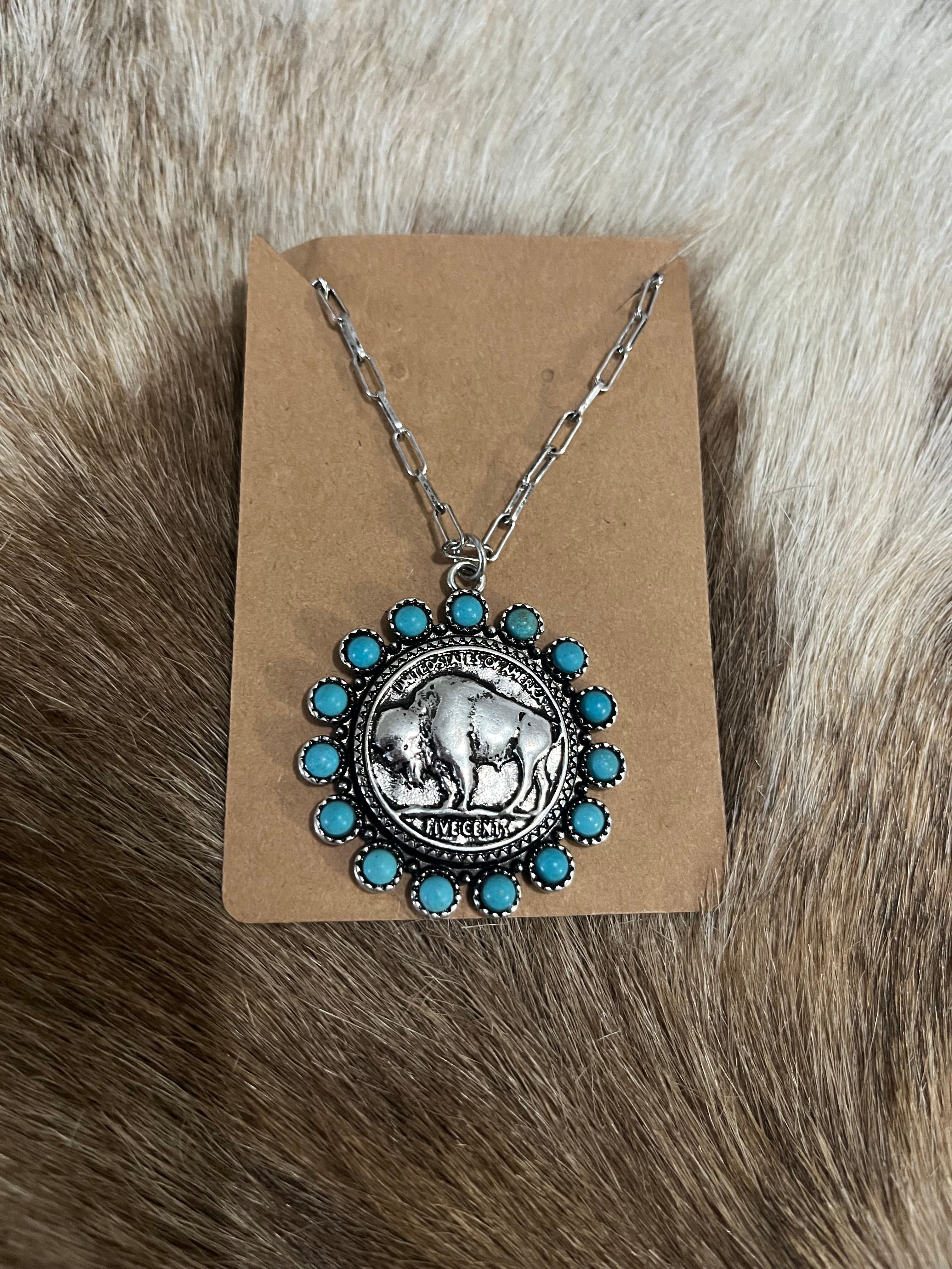 Buffalo Coin Necklace