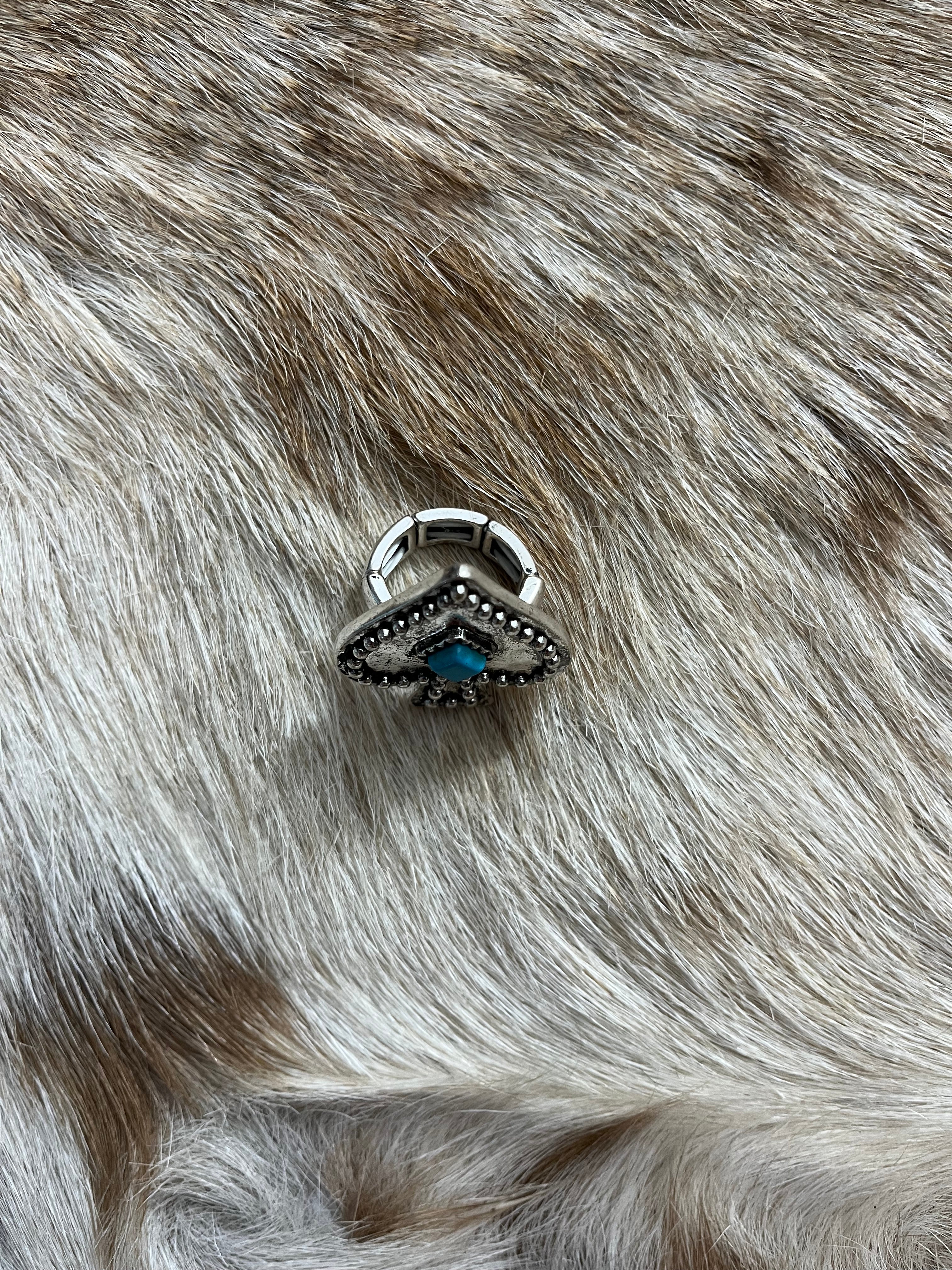 Spade Cuff Ring