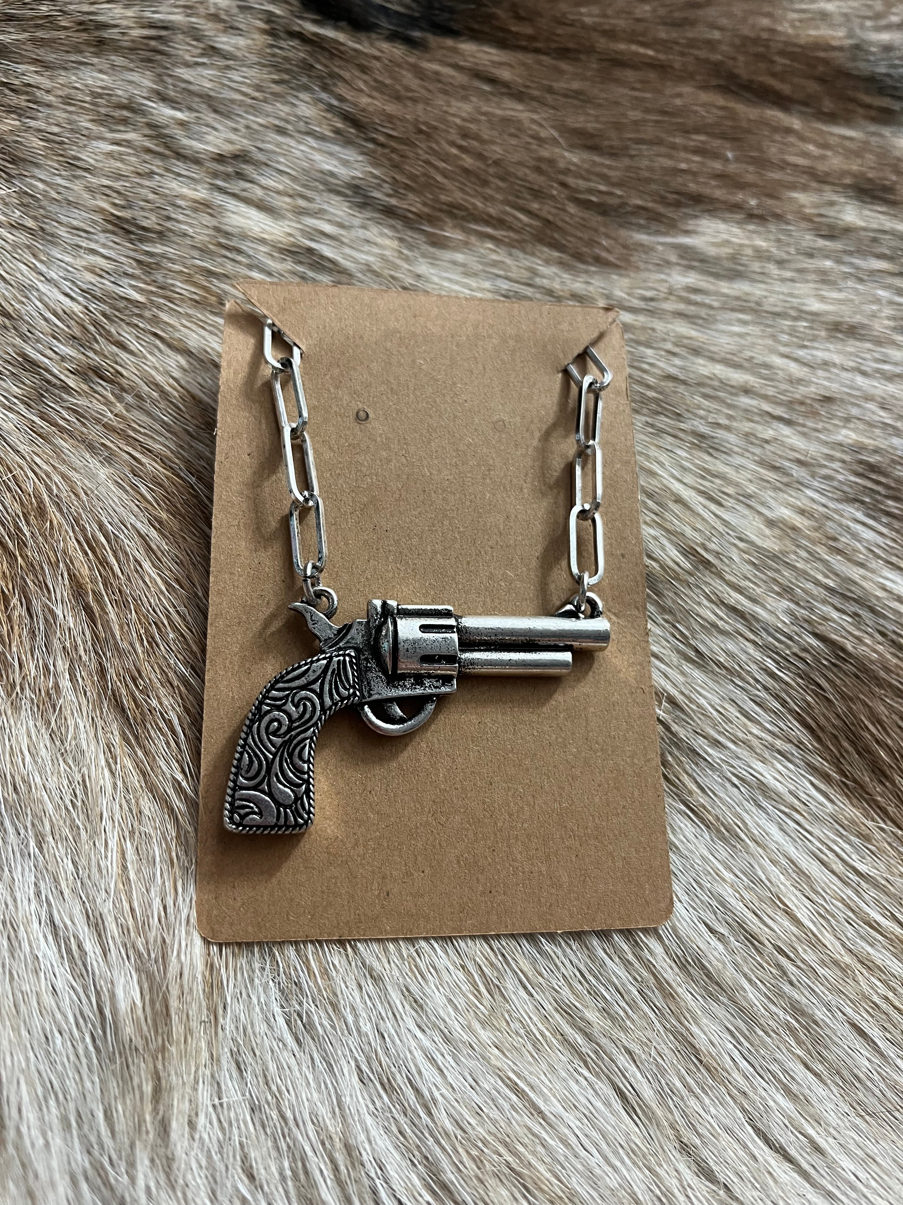 Hotter Than a $2 Pistol Necklace
