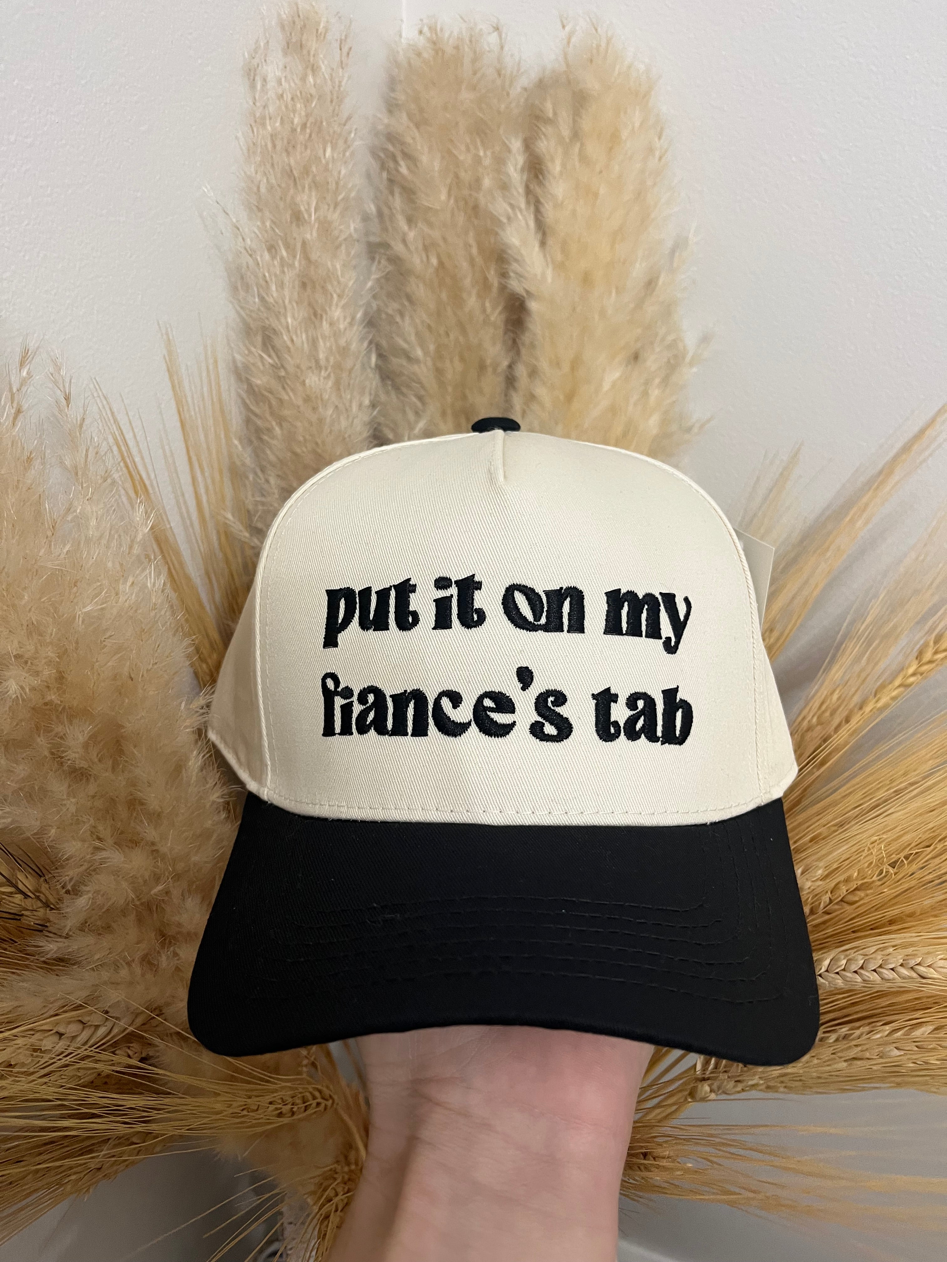 “Put it on my fiancés tab” Color Block Snapback