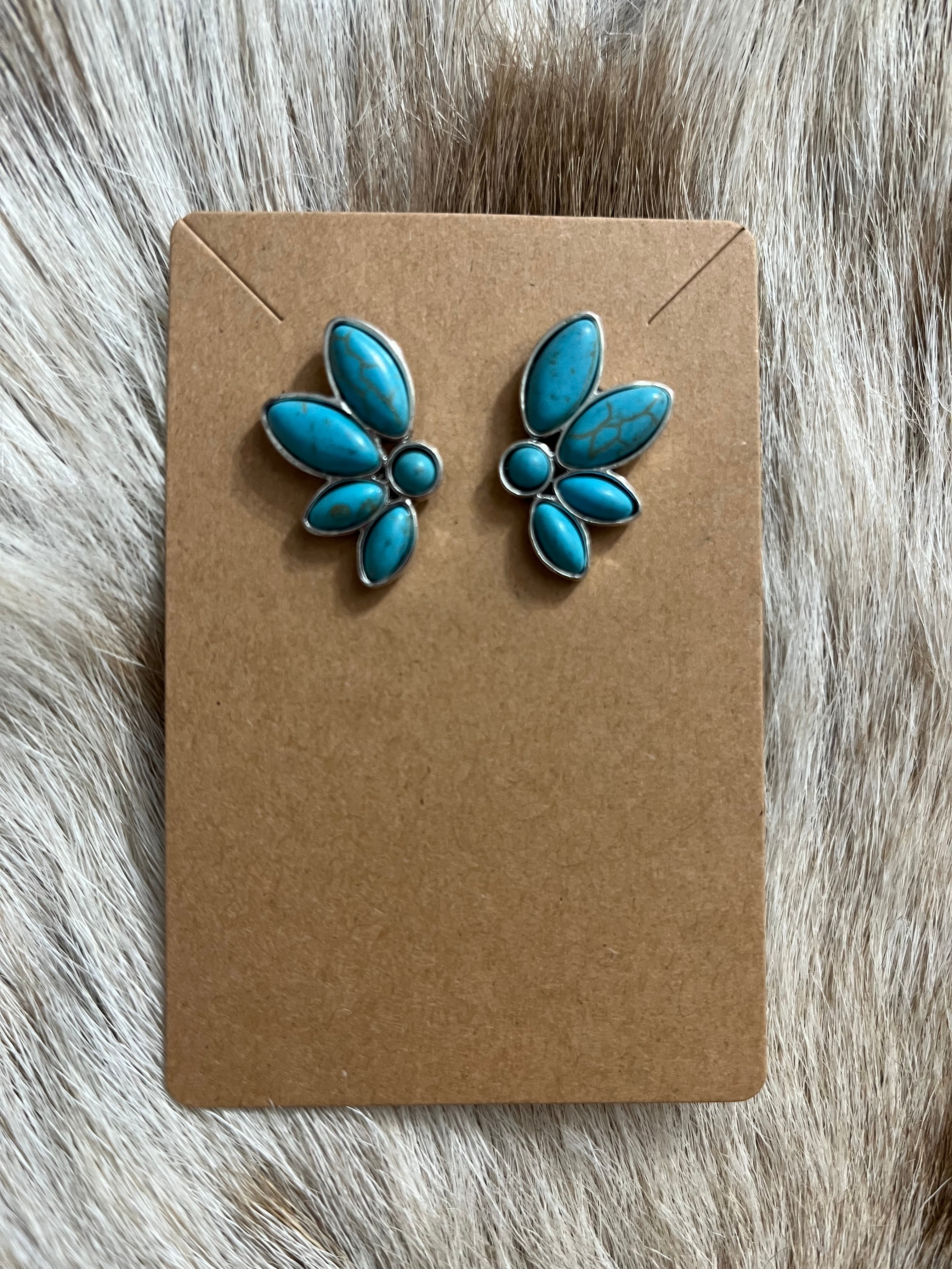 Drop Turquoise Stud