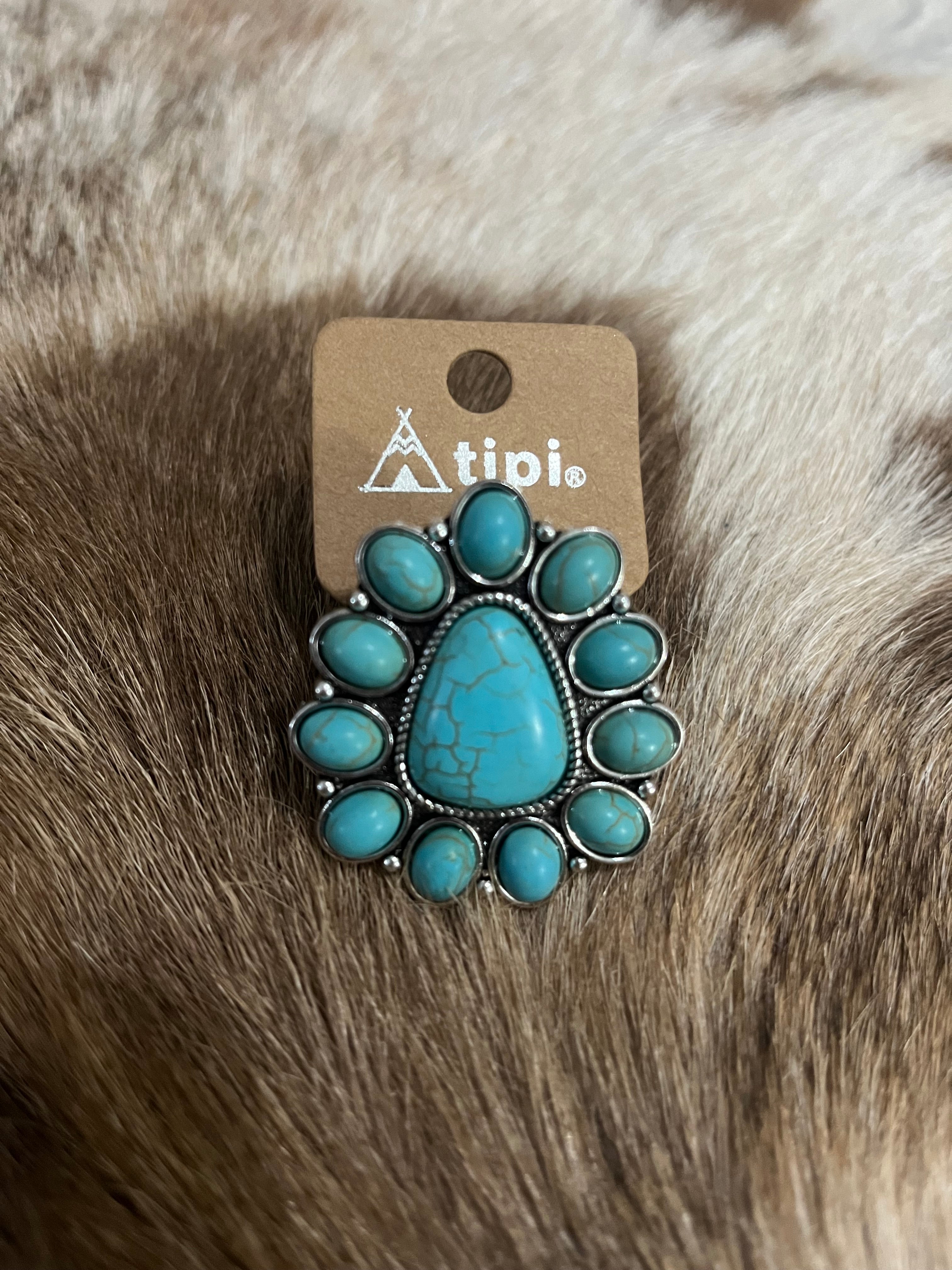 Large Stone Cuff Ring