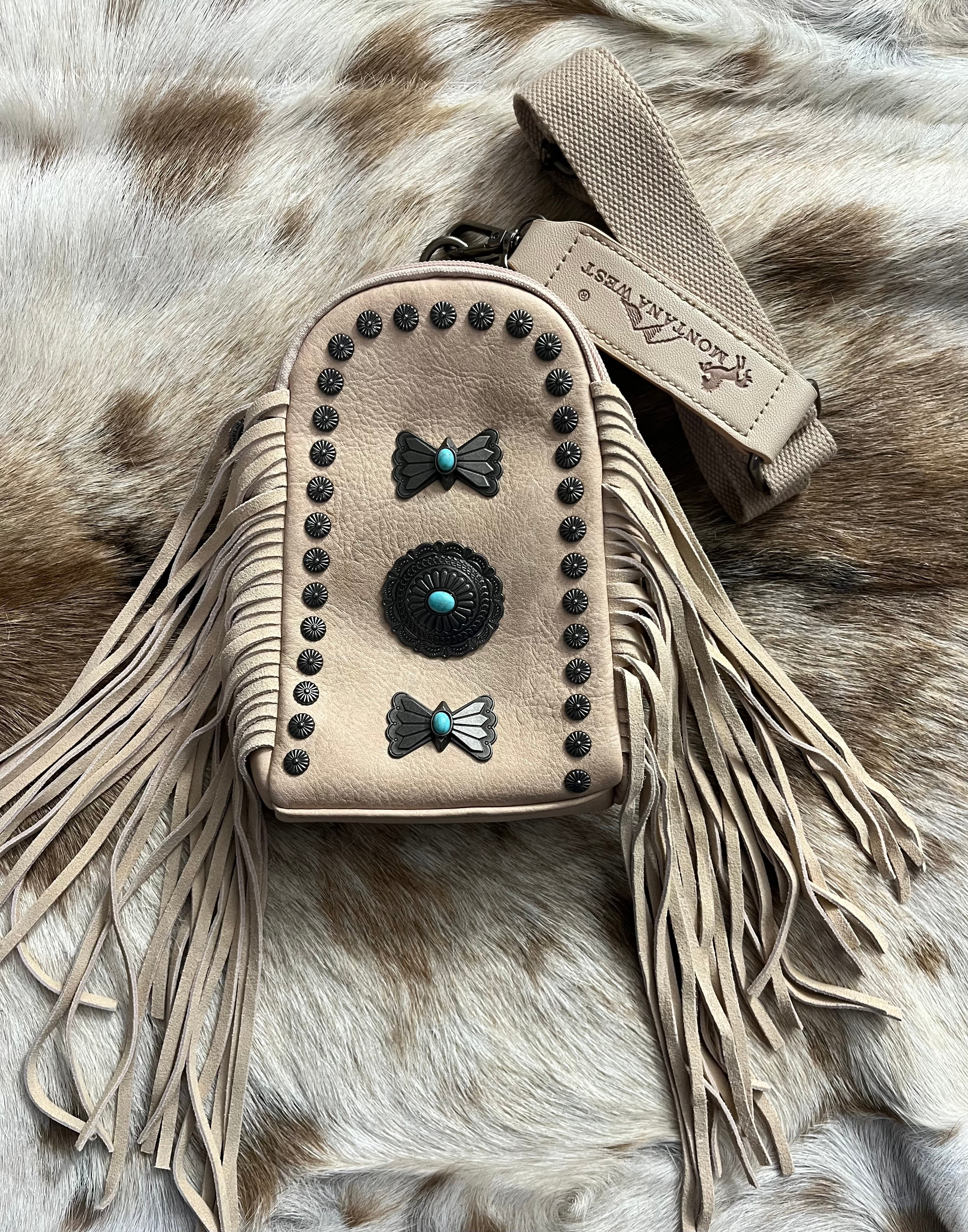 Fringe Concho Crossbody
