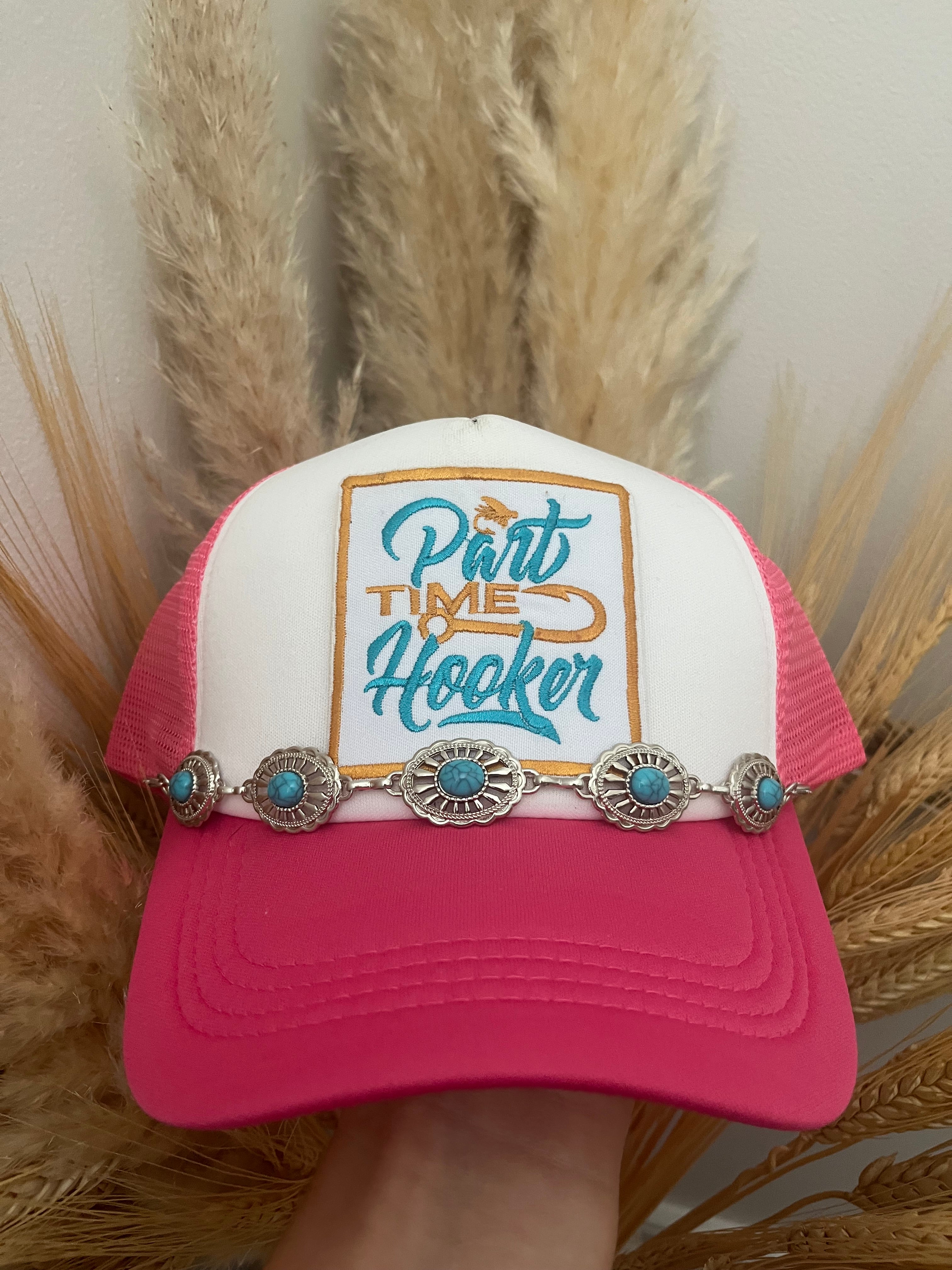 “Part Time Hooker” Concho Trucker Hat
