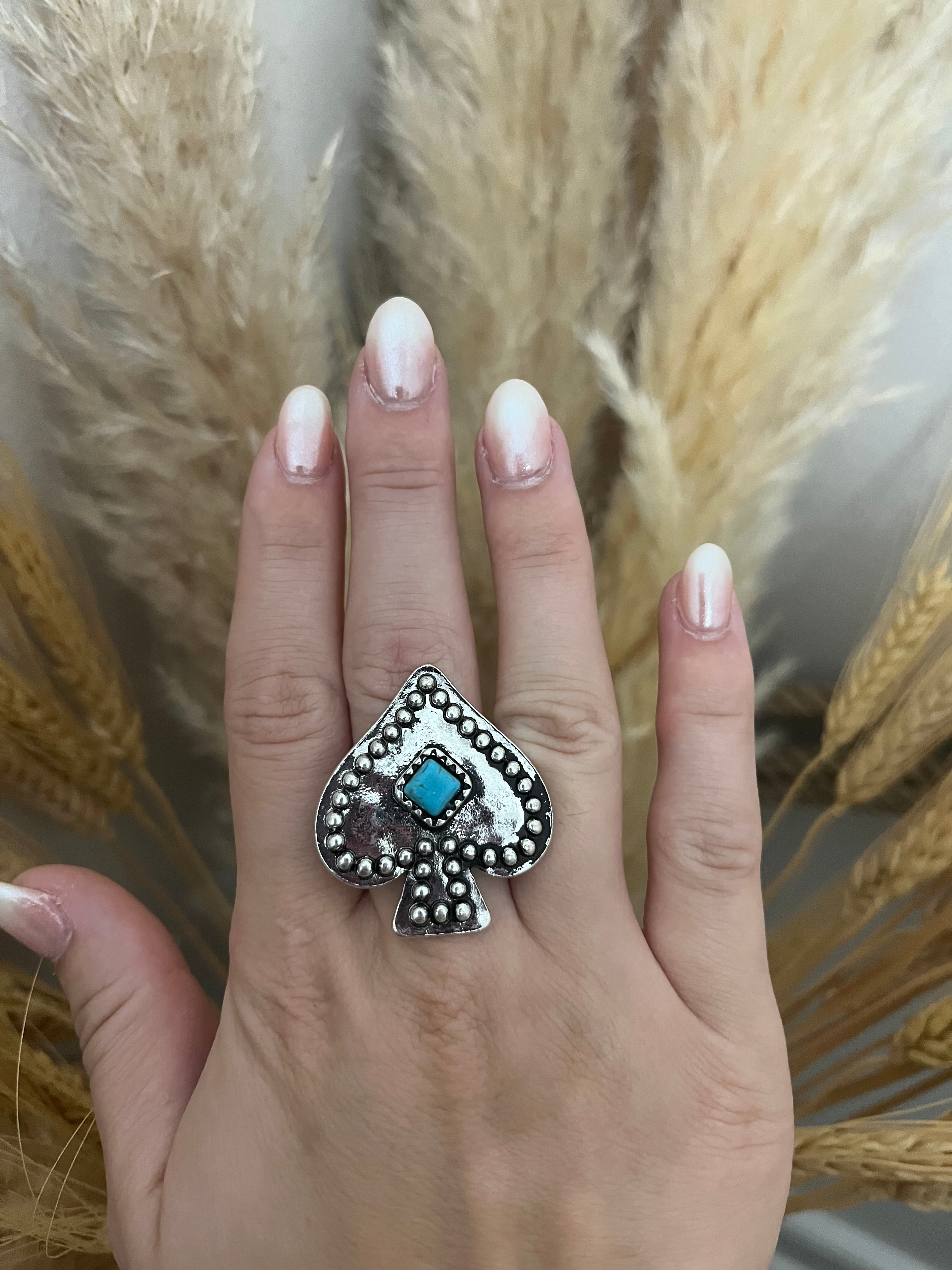 Spade Cuff Ring