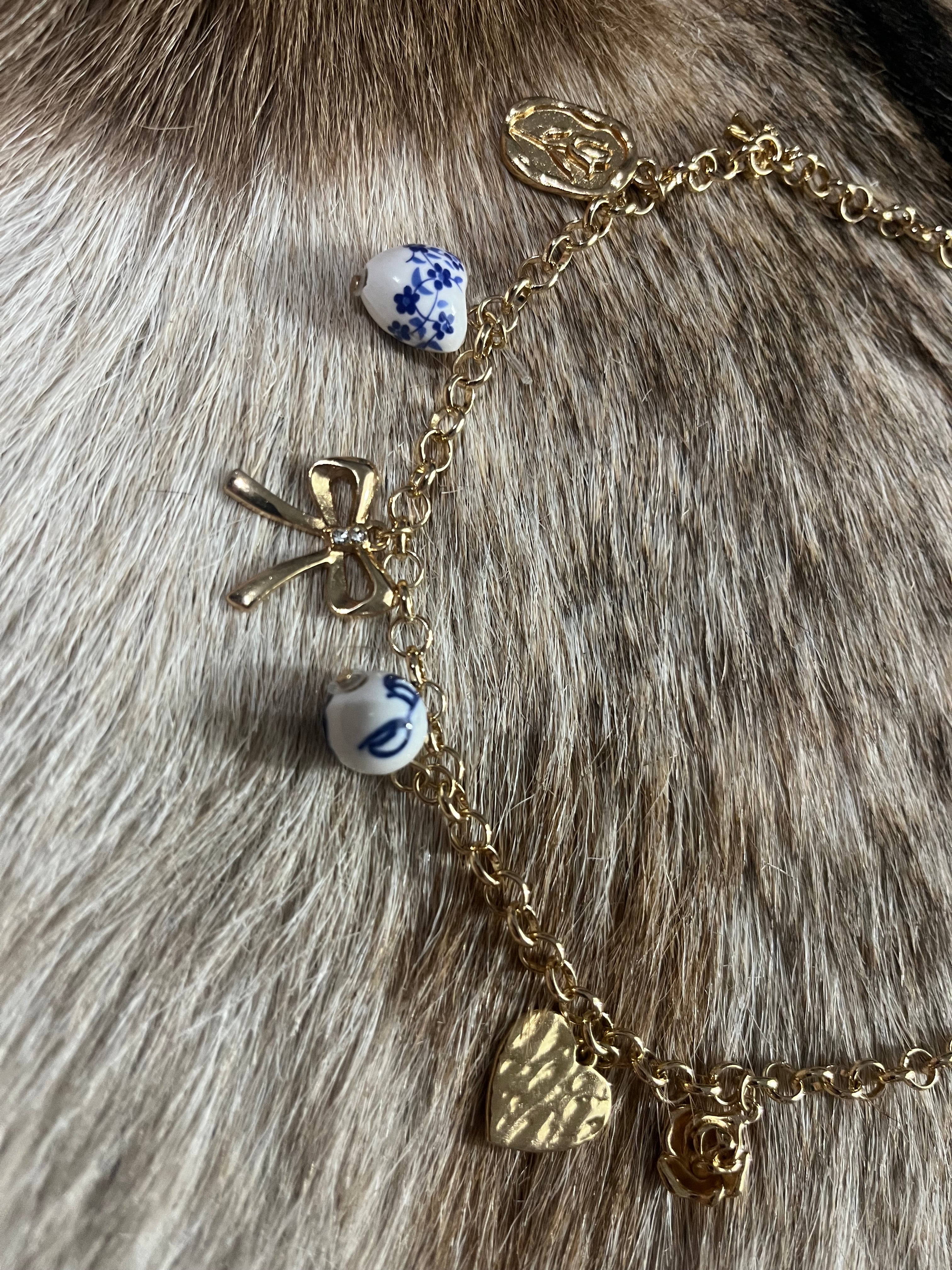 Antique Vibes Charm Necklace