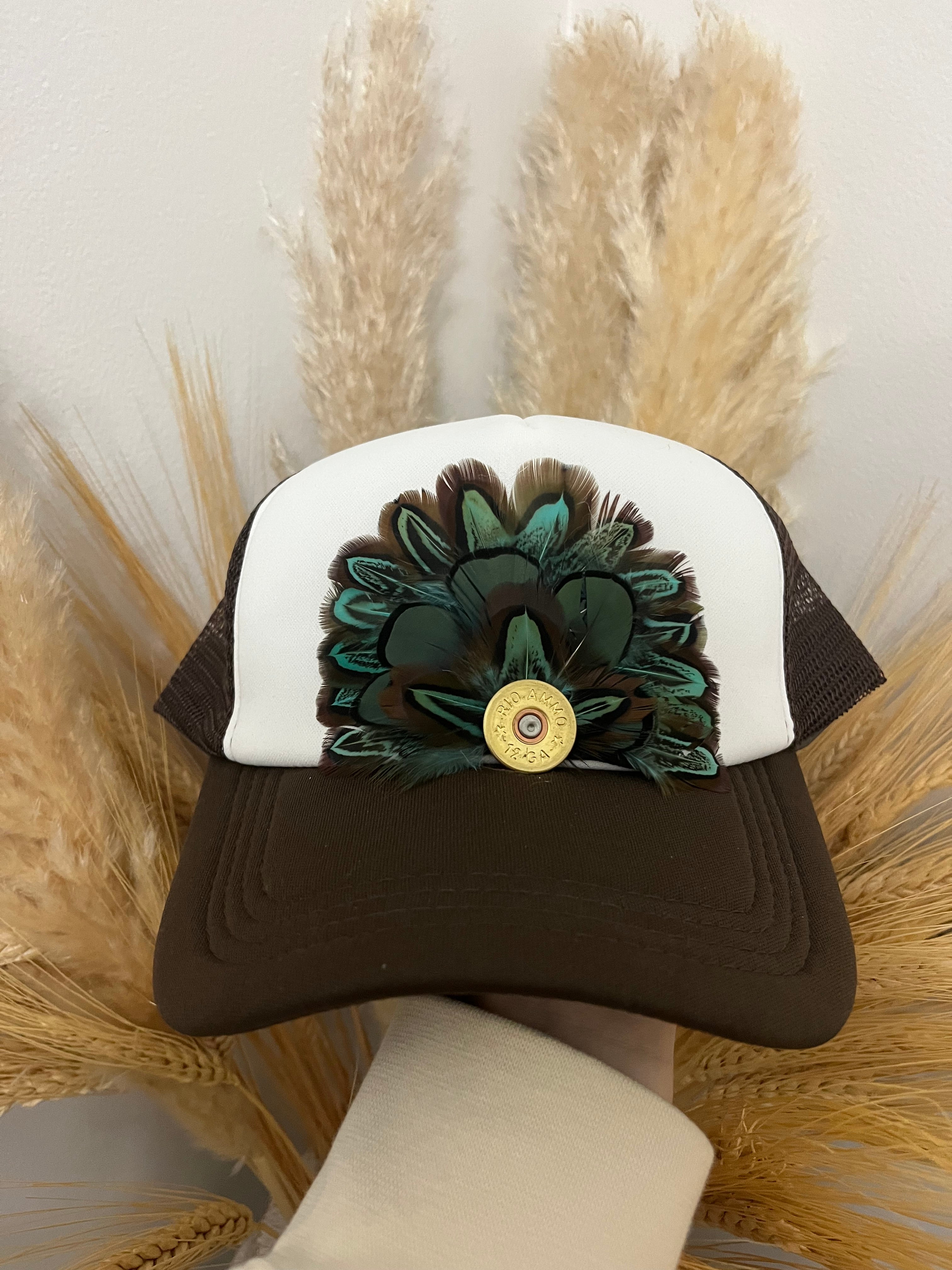 “Teal” Feathered Trucker