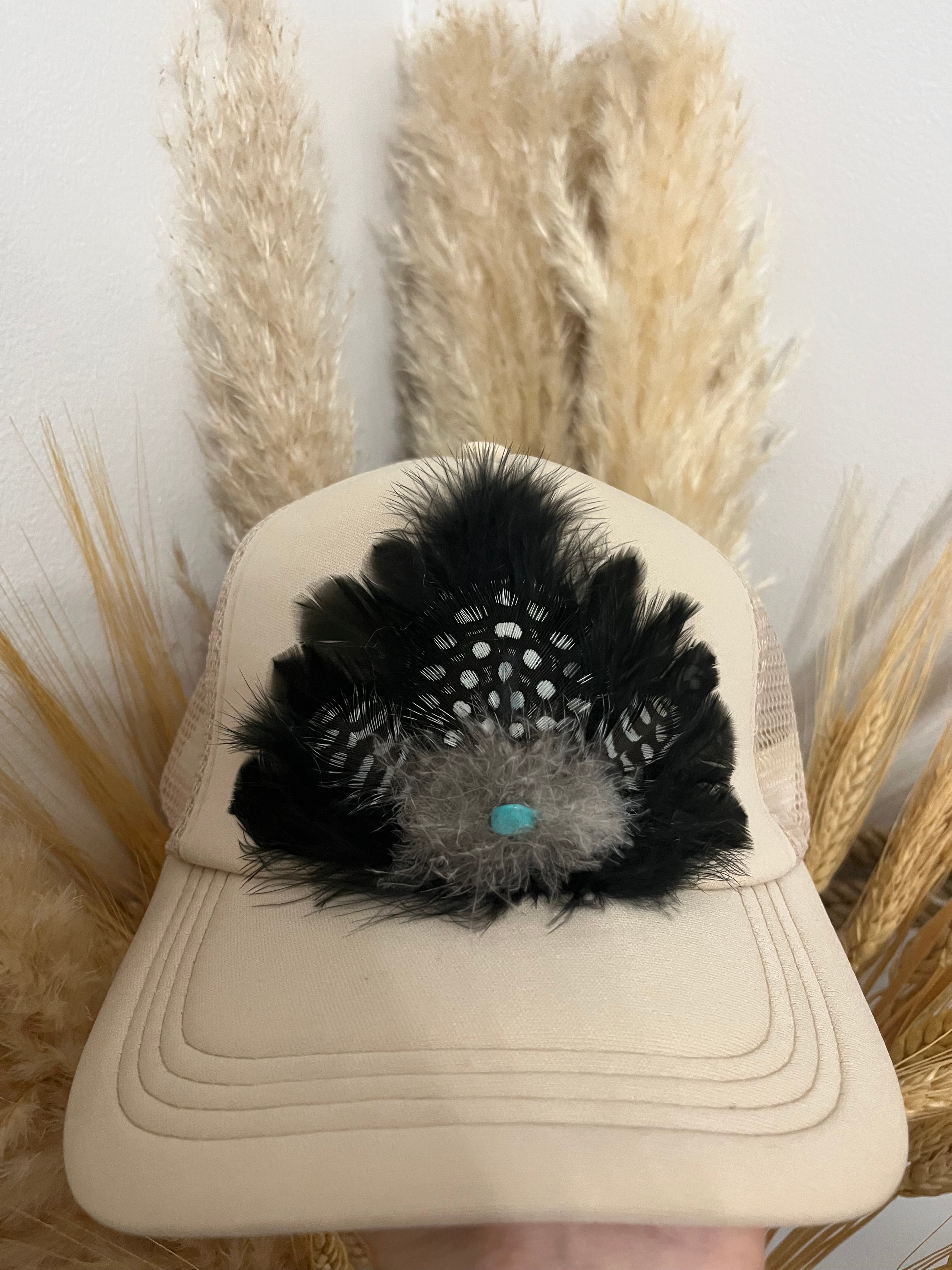 “Brandy” Turquoise Stone Trucker Hat