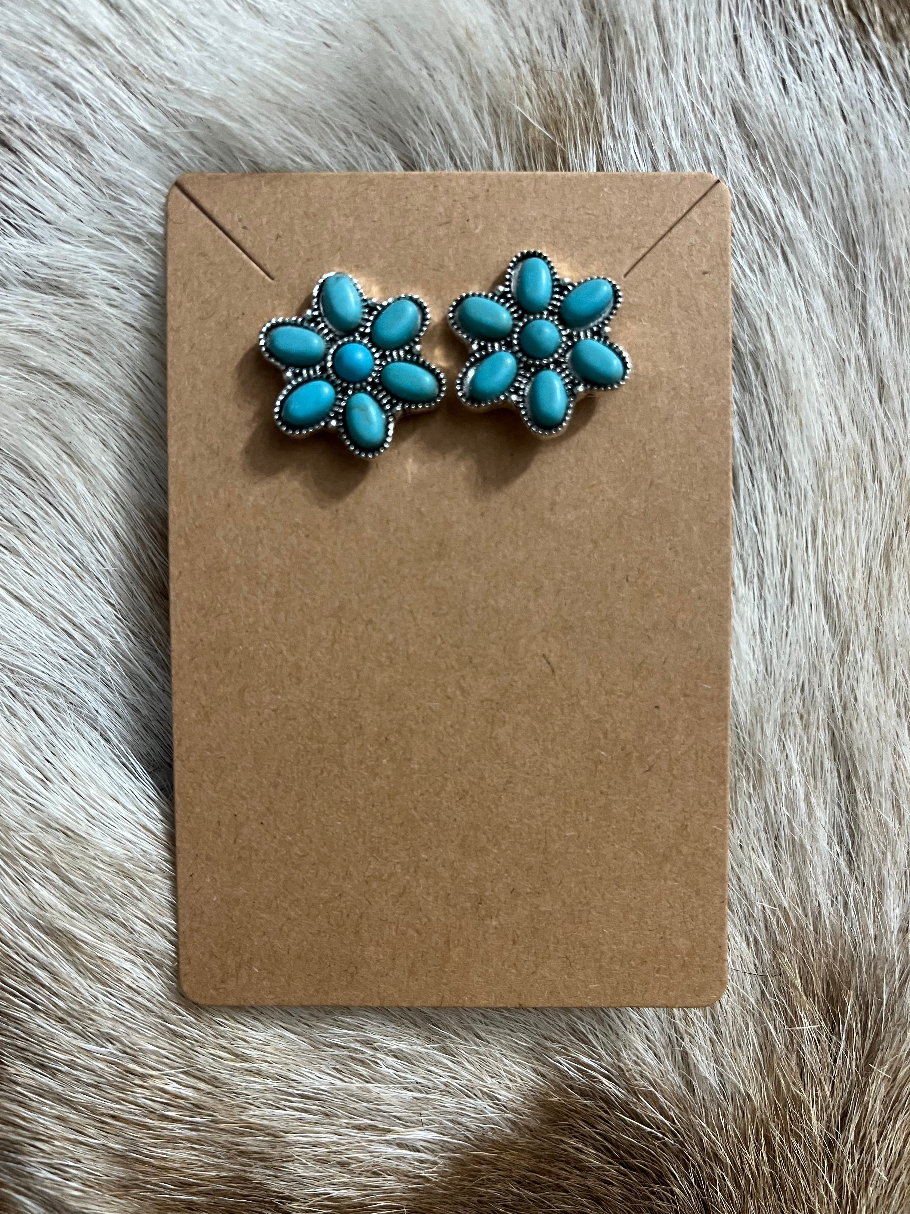Firework Turquoise Stud