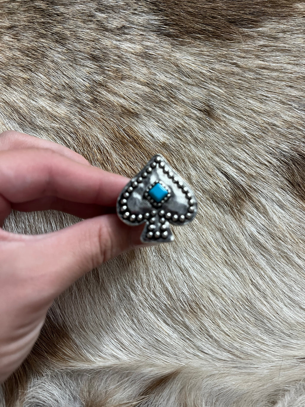 Spade Cuff Ring