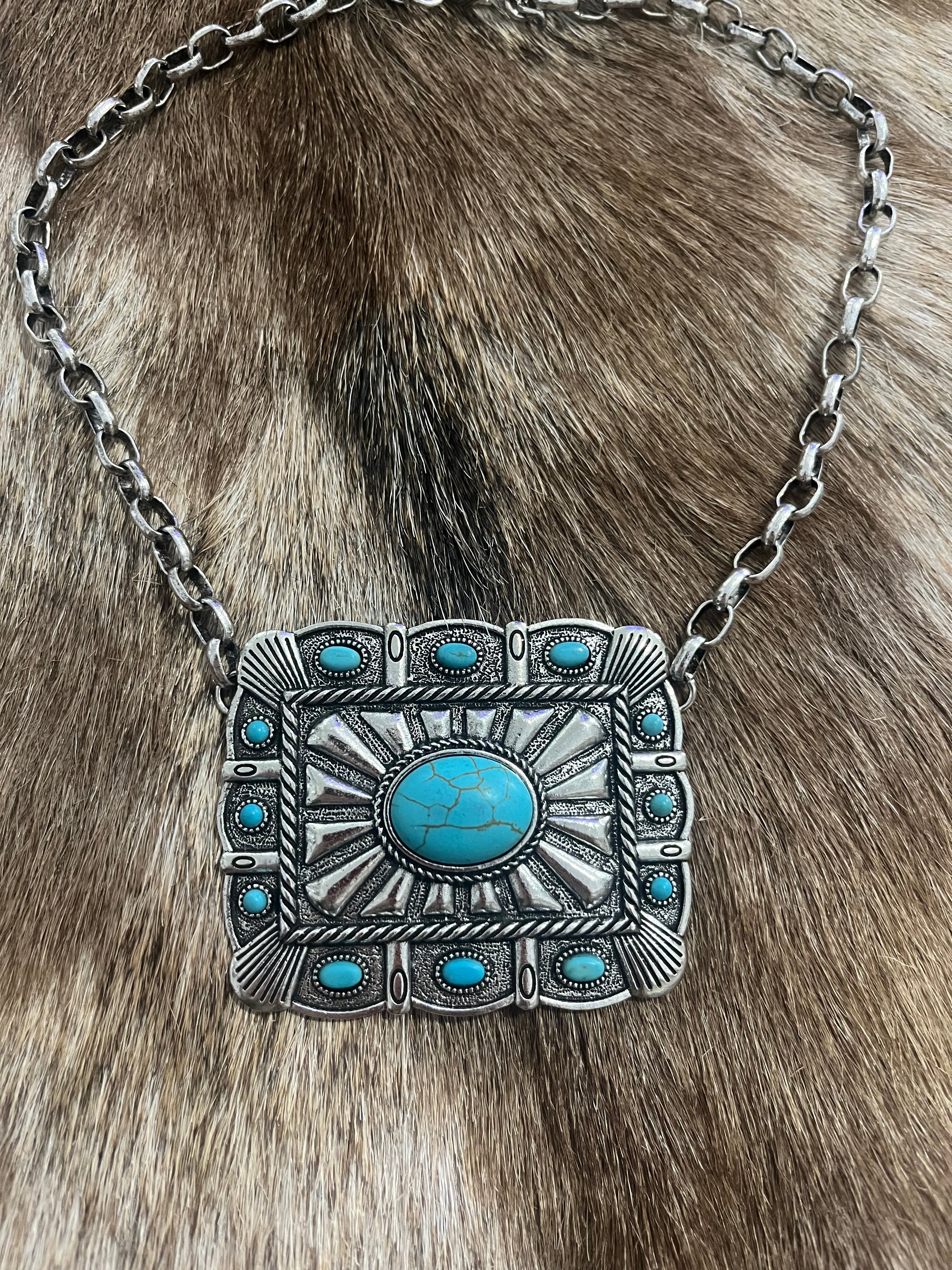 Statement Concho Pendant