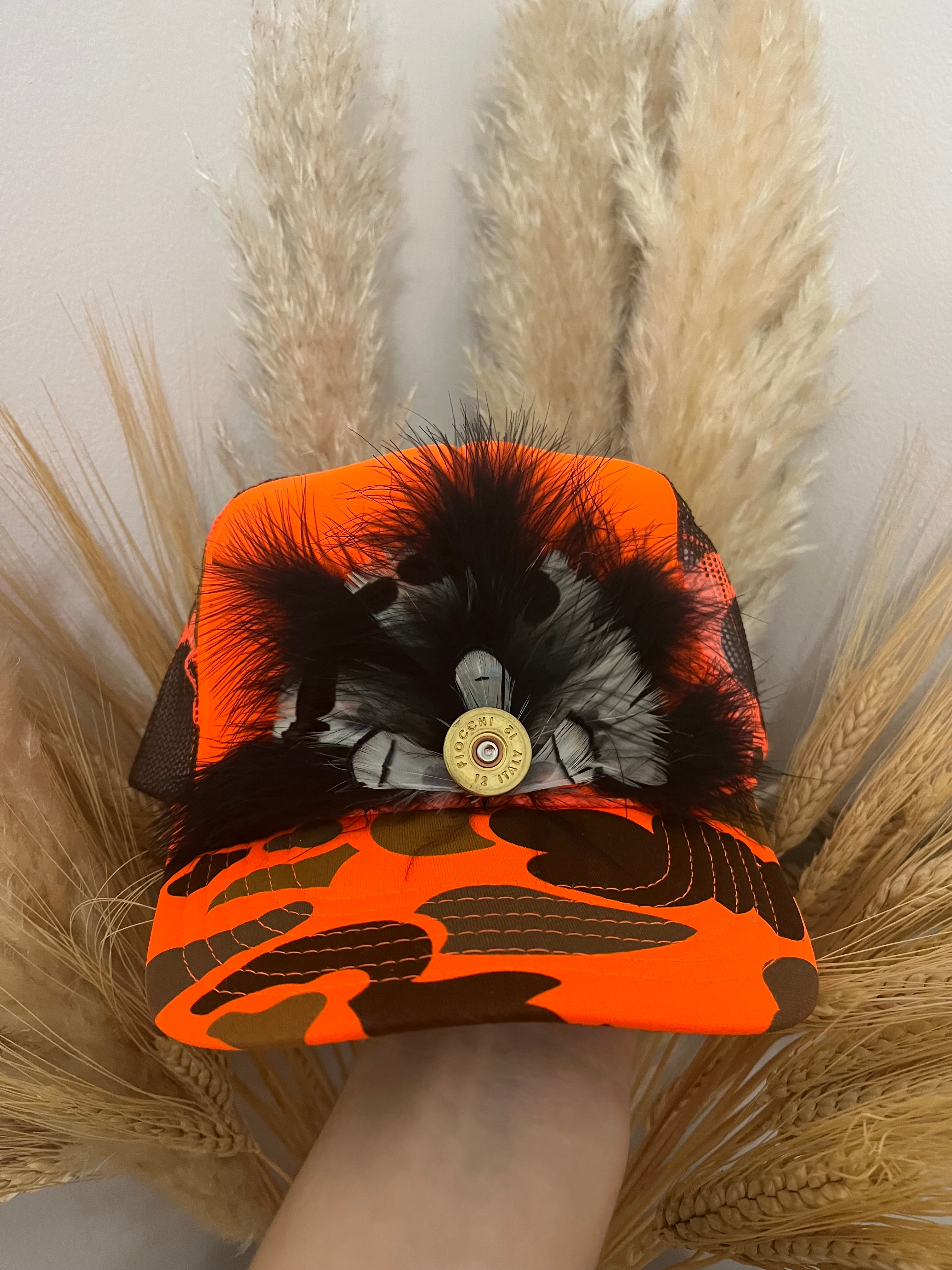 “Campfire #5” Camouflage Trucker