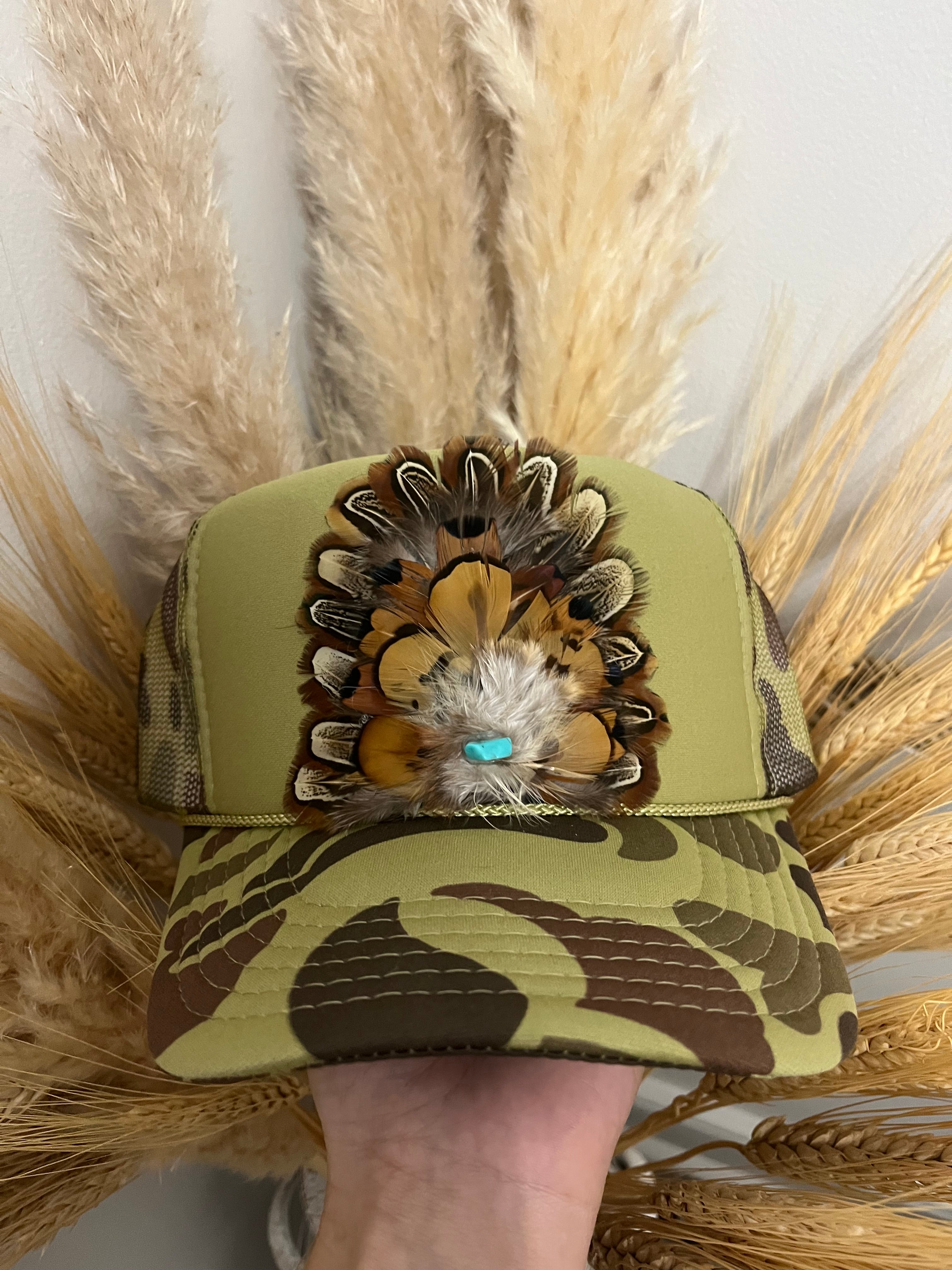 “Alyssa” Camo Trucker Hat