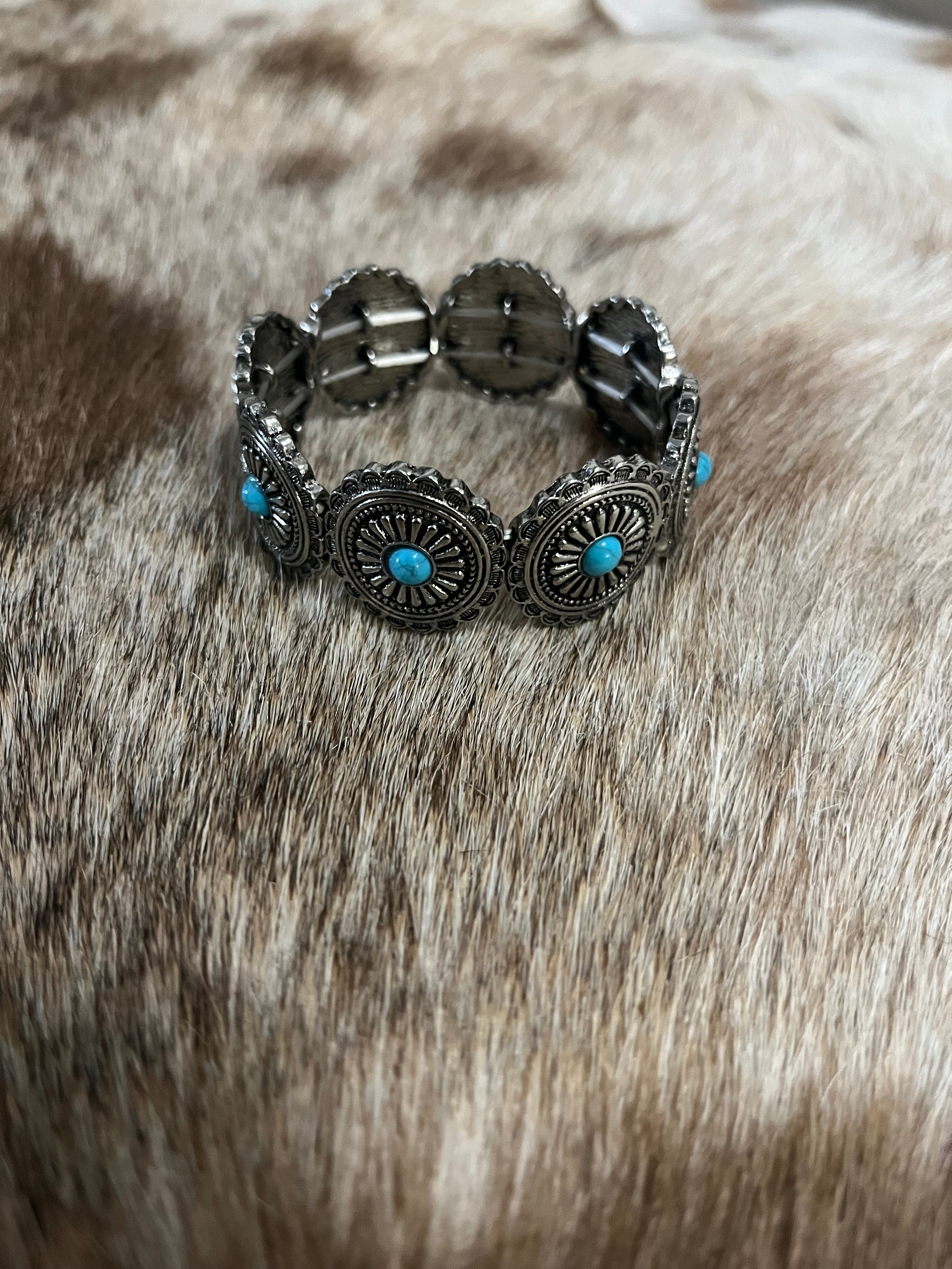 Concho Stretch Bracelet