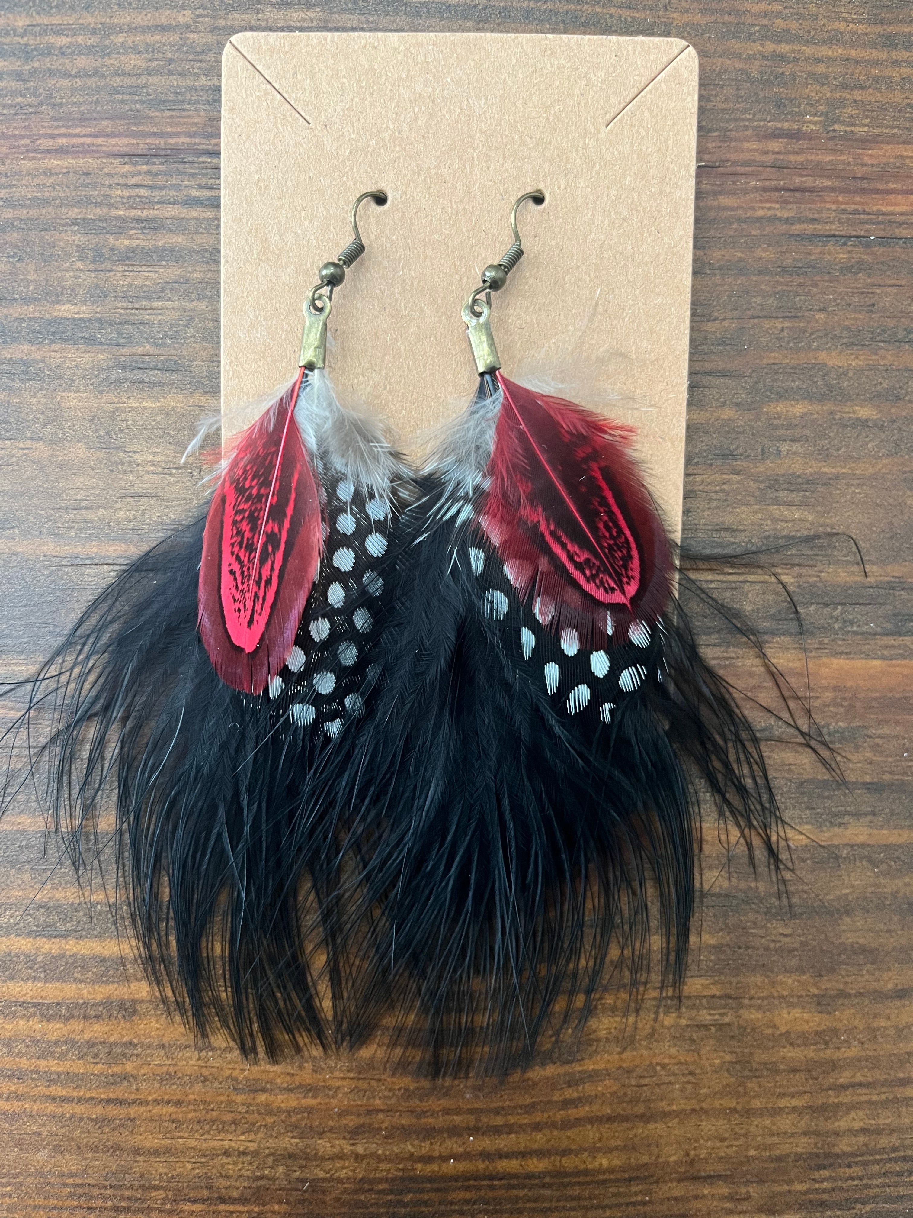 “Waylon” Feathered Earring